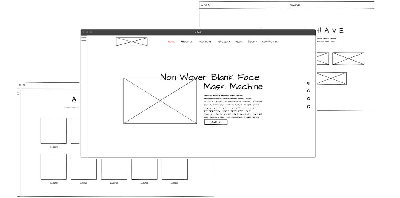 KP Tech WireFrame