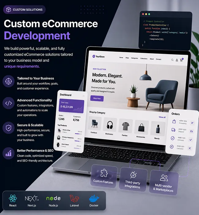 Custom eCommerce Development