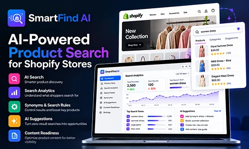 SmartFind AI — AI-Powered Product Search for Shopify Stores